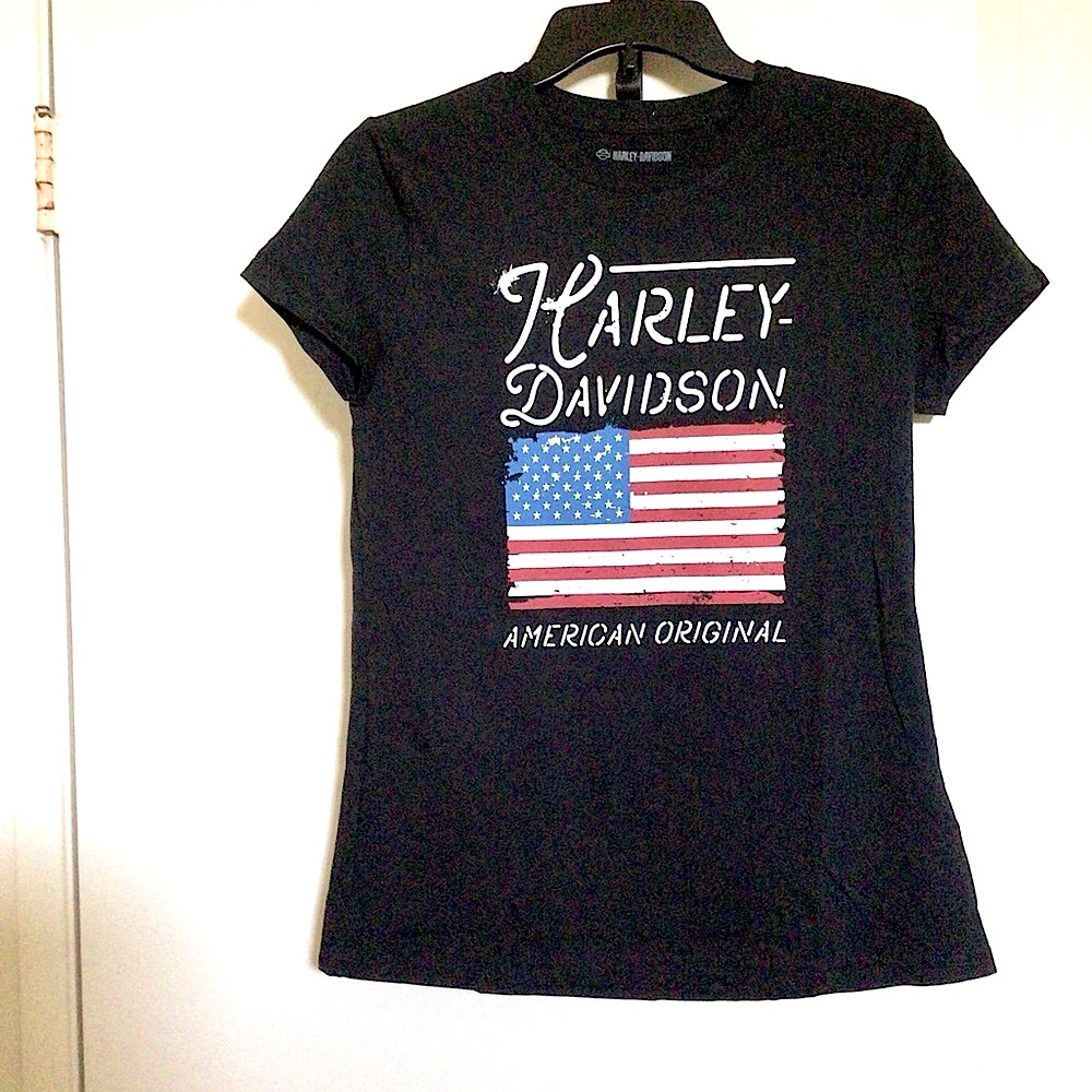 Harley-Davidson American Flag Graphic Tee